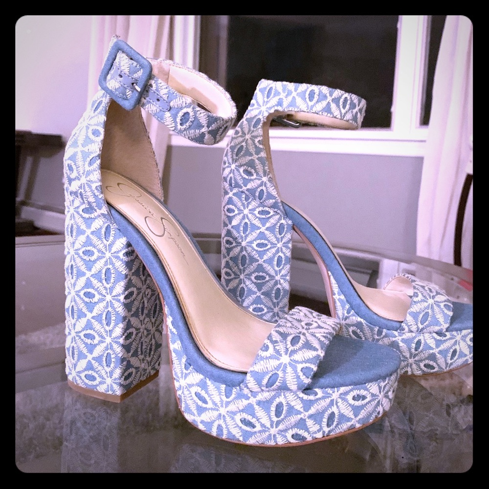 Jessica Simpson Caiya Block Heel Sandals
